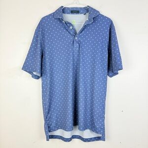 Turtleson Golf Polo Blue Performance Shirt Allerton Country Club